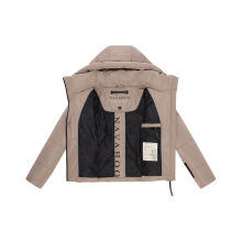 Navahoo Frostherz Damen Winter Steppjacke  Taupe Grey Gr&ouml;&szlig;e L - Gr. 40