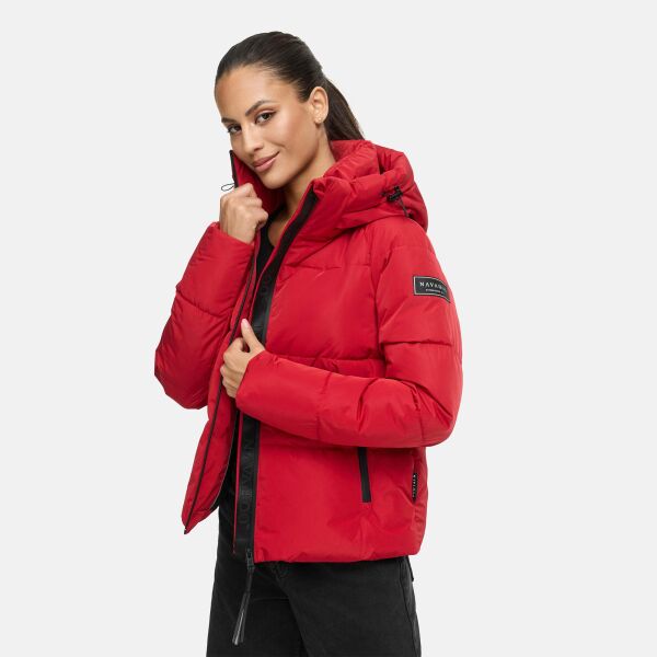 Navahoo Frostherz Damen Winter Steppjacke  Deep Red Größe XS - Gr. 34
