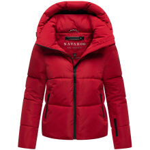 Navahoo Frostherz Damen Winter Steppjacke  Deep Red Größe XS - Gr. 34