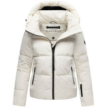 Navahoo Frostherz Damen Winter Steppjacke  Offwhite  Gr&ouml;&szlig;e L - Gr. 40