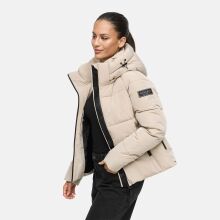 Navahoo Frostherz Damen Winter Steppjacke  Light Taupe Gr&ouml;&szlig;e L - Gr. 40