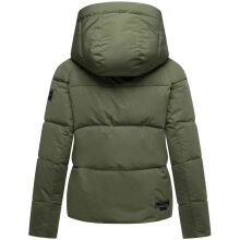 Navahoo Frostherz Damen Winter Steppjacke  Olive Leaf Gr&ouml;&szlig;e S - Gr. 36