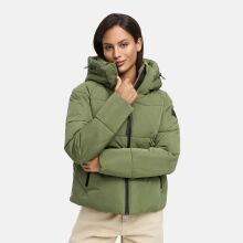 Navahoo Frostherz Damen Winter Steppjacke  Olive Leaf Gr&ouml;&szlig;e M - Gr. 38