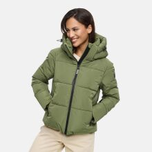 Navahoo Frostherz Damen Winter Steppjacke  Olive Leaf Gr&ouml;&szlig;e M - Gr. 38