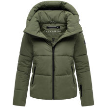 Navahoo Frostherz Damen Winter Steppjacke  Olive Leaf Gr&ouml;&szlig;e M - Gr. 38
