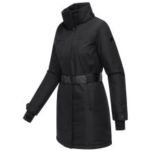 Navahoo Frostkuss Damen Winter Parka Jacke  Schwarz-Gr&ouml;&szlig;e XXXL - Gr. 46