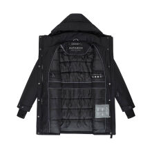 Navahoo Frostkuss Damen Winter Parka Jacke  Schwarz-Gr&ouml;&szlig;e XXXL - Gr. 46