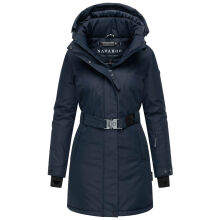 Navahoo Frostkuss Damen Winter Parka Jacke  Navy-Gr&ouml;&szlig;e XL - Gr. 42