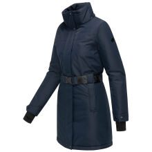 Navahoo Frostkuss Damen Winter Parka Jacke  Navy-Gr&ouml;&szlig;e XL - Gr. 42