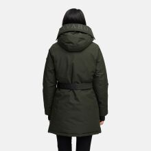 Navahoo Frostkuss Damen Winter Parka Jacke  Dark Olive-Größe L - Gr. 40
