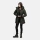 Navahoo Frostkuss Damen Winter Parka Jacke  Dark Olive-Größe L - Gr. 40
