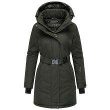Navahoo Frostkuss Damen Winter Parka Jacke  Dark Olive-Gr&ouml;&szlig;e XXL - Gr. 44