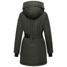 Navahoo Frostkuss Damen Winter Parka Jacke  Dark Olive-Gr&ouml;&szlig;e XXL - Gr. 44