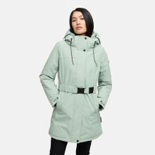Navahoo Frostkuss Damen Winter Parka Jacke  Smokey Mint-Gr&ouml;&szlig;e L - Gr. 40