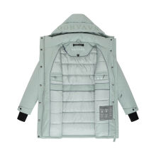 Navahoo Frostkuss Damen Winter Parka Jacke  Smokey Mint-Gr&ouml;&szlig;e L - Gr. 40
