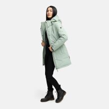 Navahoo Frostkuss Damen Winter Parka Jacke  Smokey Mint-Gr&ouml;&szlig;e XXL - Gr. 44