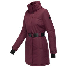 Navahoo Frostkuss Damen Winter Parka Jacke  Wine-Größe S - Gr. 36