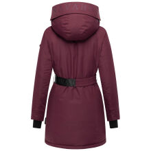 Navahoo Frostkuss Damen Winter Parka Jacke  Wine-Größe S - Gr. 36
