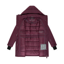 Navahoo Frostkuss Damen Winter Parka Jacke  Wine-Größe S - Gr. 36