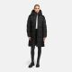 Navahoo Funkelteddy Damen Winter Steppmantel Parka  Schwarz-Größe S - Gr. 36