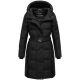 Navahoo Funkelteddy Damen Winter Steppmantel Parka  Schwarz-Größe S - Gr. 36