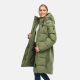 Navahoo Funkelteddy Damen Winter Steppmantel Parka  Olive Leaf-Größe S - Gr. 36