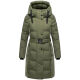 Navahoo Funkelteddy Damen Winter Steppmantel Parka  Olive Leaf-Größe S - Gr. 36