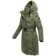 Navahoo Funkelteddy Damen Winter Steppmantel Parka  Olive Leaf-Größe S - Gr. 36