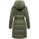 Navahoo Funkelteddy Damen Winter Steppmantel Parka  Olive Leaf-Größe S - Gr. 36