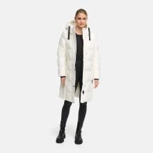 Navahoo Funkelteddy Damen Winter Steppmantel Parka  Offwhite-Größe XS - Gr. 34