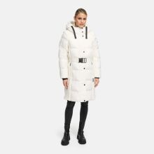 Navahoo Funkelteddy Damen Winter Steppmantel Parka  Offwhite-Größe XS - Gr. 34