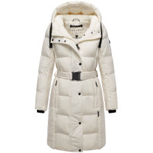 Navahoo Funkelteddy Damen Winter Steppmantel Parka  Offwhite-Größe XS - Gr. 34