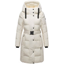 Navahoo Funkelteddy Damen Winter Steppmantel Parka  Offwhite-Größe XS - Gr. 34