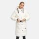 Navahoo Funkelteddy Damen Winter Steppmantel Parka  Offwhite-Größe XS - Gr. 34