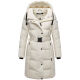 Navahoo Funkelteddy Damen Winter Steppmantel Parka  Offwhite-Größe XS - Gr. 34