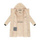 Navahoo Funkelteddy Damen Winter Steppmantel Parka  Beige -Größe XS - Gr. 34