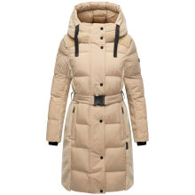 Navahoo Funkelteddy Damen Winter Steppmantel Parka  Beige -Größe S - Gr. 36