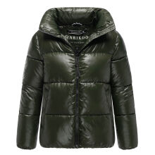 Marikoo Hazalee Damen Winter Herbst Stepp Jacke  Dark Olive Gr&ouml;&szlig;e XXL - Gr. 44