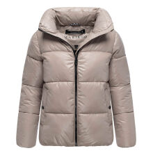 Marikoo Hazalee Damen Winter Herbst Stepp Jacke  Light Taupe Größe S - Gr. 36