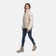 Marikoo Hazalee Damen Winter Herbst Stepp Jacke  Light Taupe Größe S - Gr. 36