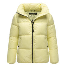 Marikoo Hazalee Damen Winter Herbst Stepp Jacke  Pastel Yellow Gr&ouml;&szlig;e L - Gr. 40