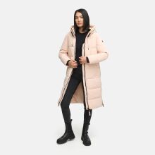 Navahoo Herbstnebel Damen Winter Steppmantel lang  Light Peach Gr&ouml;&szlig;e S - Gr. 36