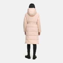 Navahoo Herbstnebel Damen Winter Steppmantel lang  Light Peach Gr&ouml;&szlig;e S - Gr. 36