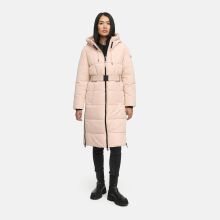 Navahoo Herbstnebel Damen Winter Steppmantel lang  Light Peach Gr&ouml;&szlig;e L - Gr. 40