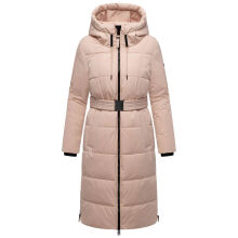 Navahoo Herbstnebel Damen Winter Steppmantel lang  Light Peach Gr&ouml;&szlig;e L - Gr. 40
