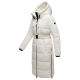 Navahoo Herbstnebel Damen Winter Steppmantel lang  Offwhite  Größe XS - Gr. 34