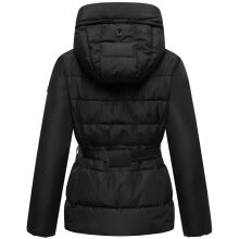 Marikoo Himee Damen Winter Herbst Steppjacke  Schwarz Größe XL - Gr. 42