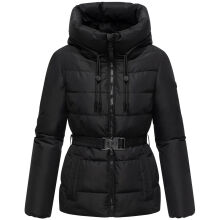 Marikoo Himee Damen Winter Herbst Steppjacke  Schwarz Gr&ouml;&szlig;e XXL - Gr. 44