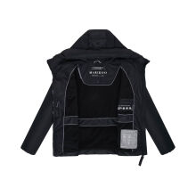 Marikoo Himee Damen Winter Herbst Steppjacke  Schwarz Gr&ouml;&szlig;e XXL - Gr. 44