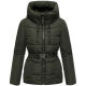 Marikoo Himee Damen Winter Herbst Steppjacke  Dark Olive  Größe XS - Gr. 34